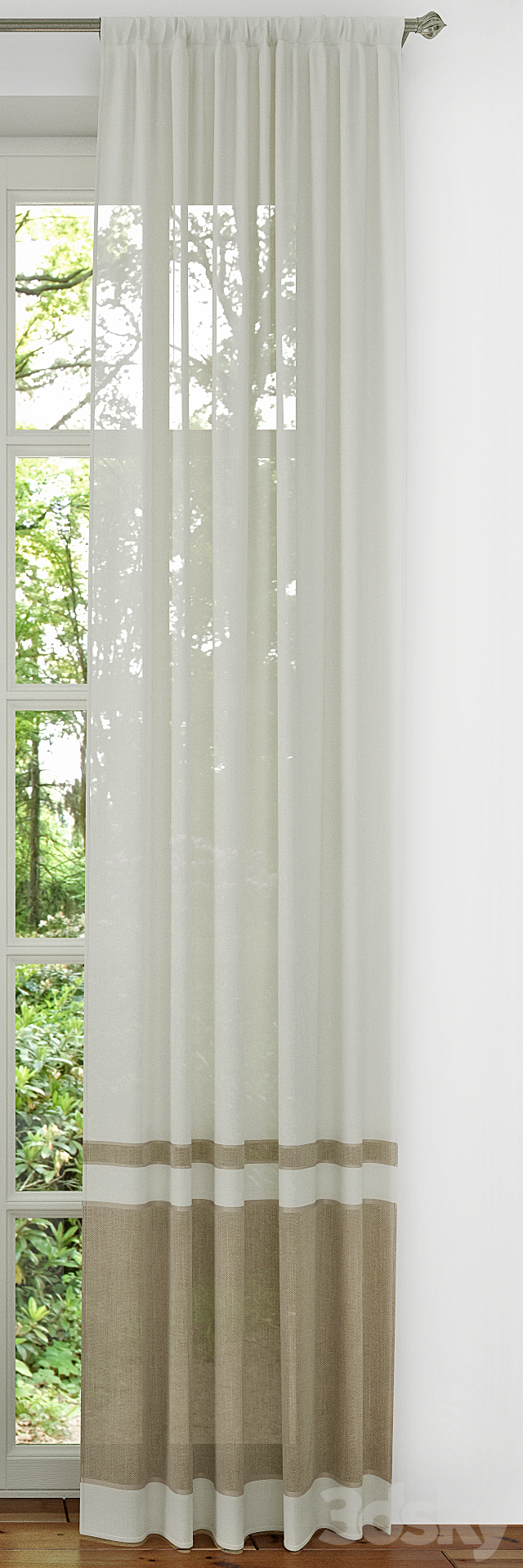 Curtain 10 3DSMax File - thumbnail 2