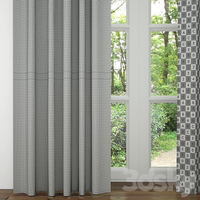 Curtain 10 3DSMax File - thumbnail 3