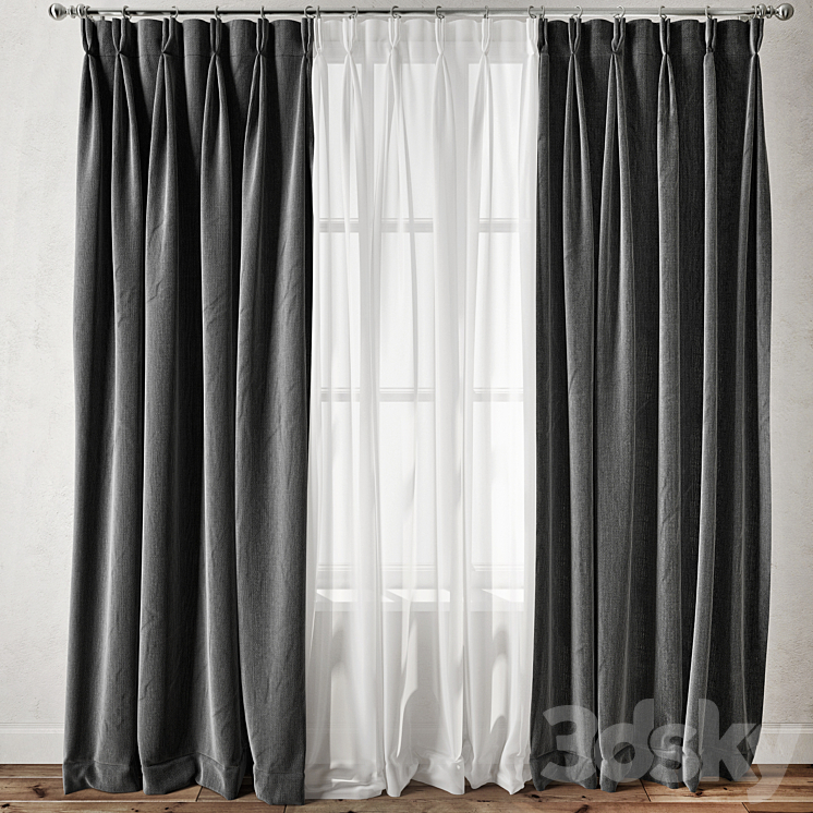 Curtain 102 3DS Max - thumbnail 1