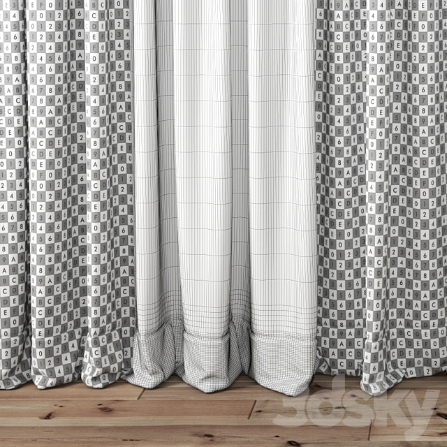 Curtain 103 3DSMax File - thumbnail 3