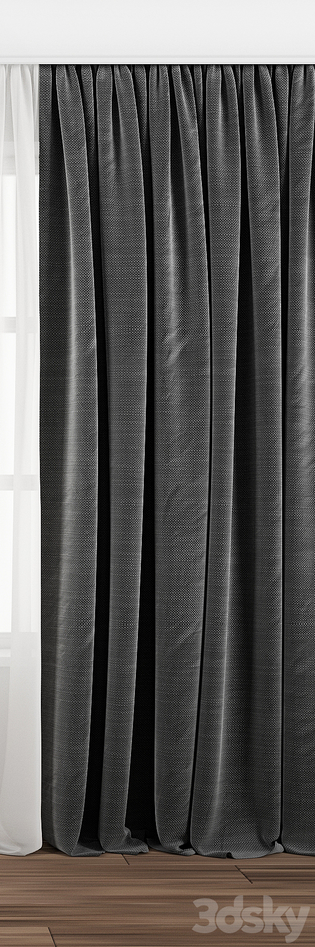 Curtain 105 3DSMax File - thumbnail 2