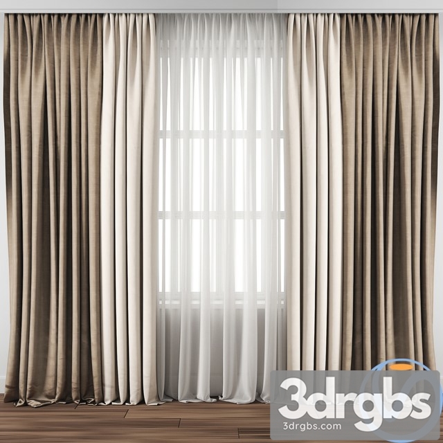 Curtain 107 3dsmax Download - thumbnail 1