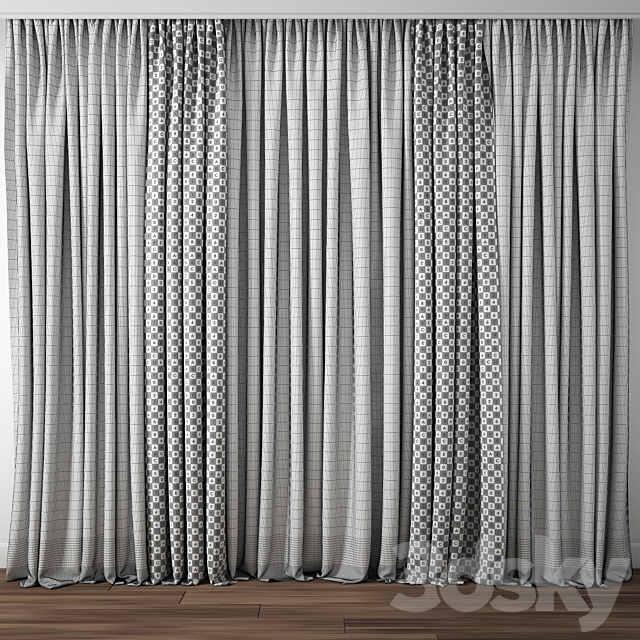 Curtain 107 3DSMax File - thumbnail 3