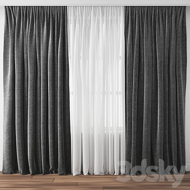 Curtain 108 3DSMax File - thumbnail 1