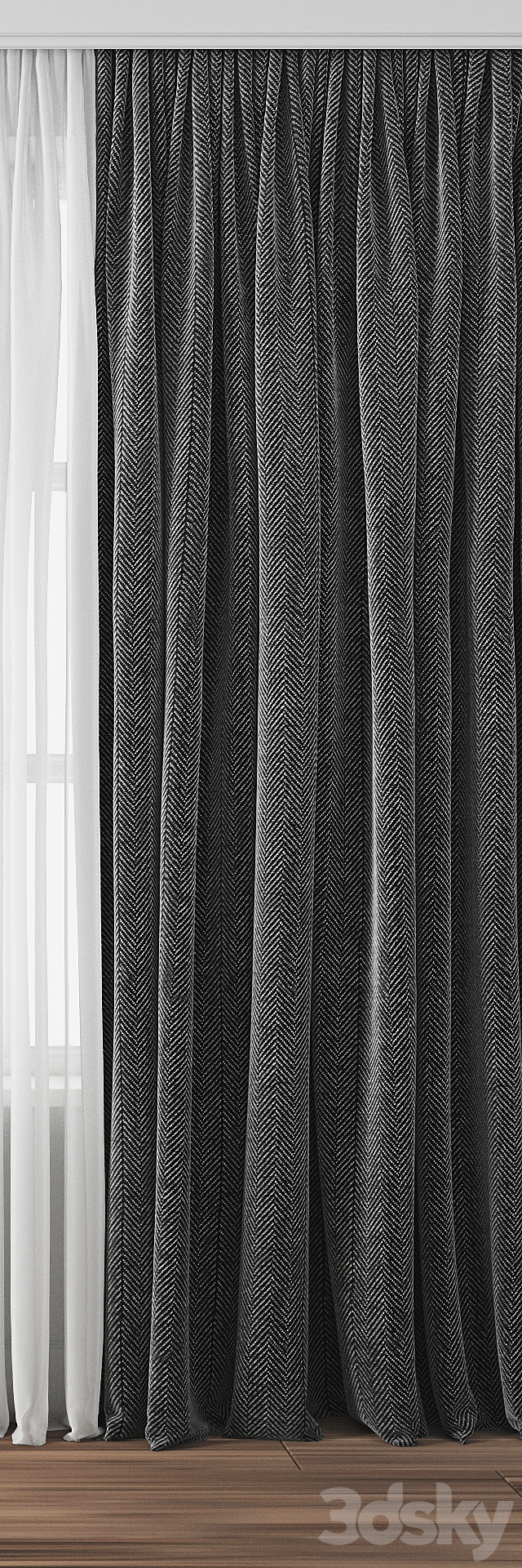 Curtain 108 3DSMax File - thumbnail 2