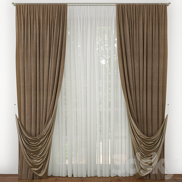 Curtain 11 3DSMax File - thumbnail 1