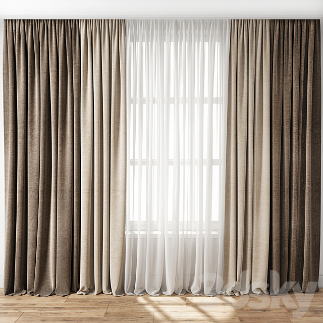 Curtain 111 3DSMax File - thumbnail 1