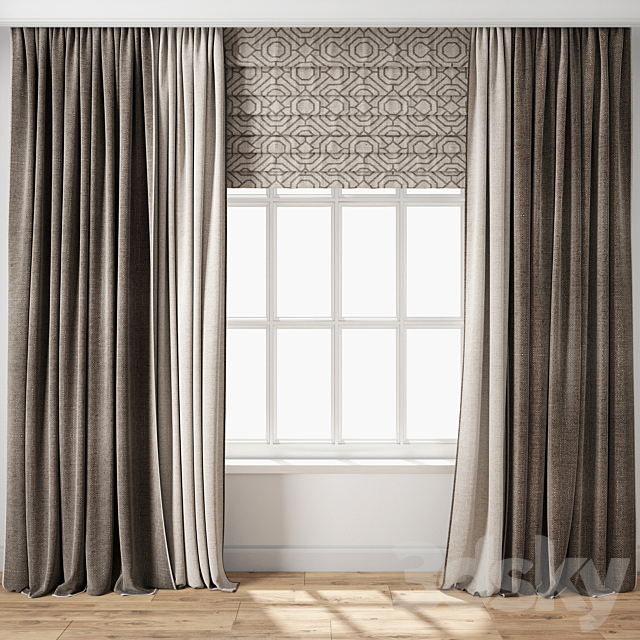 Curtain 112 3DSMax File - thumbnail 1