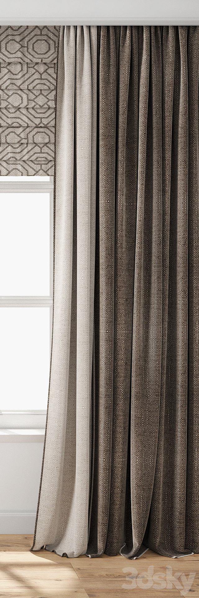 Curtain 112 3DSMax File - thumbnail 2