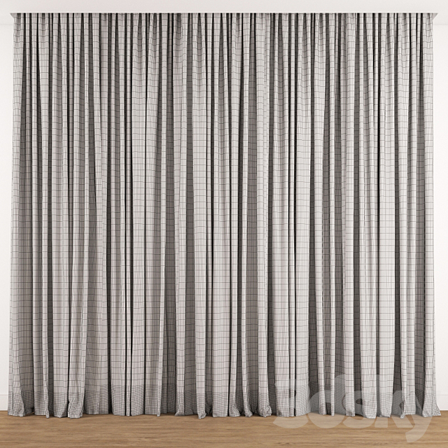 Curtain 114 3DS Max Model - thumbnail 3