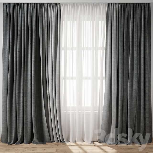 Curtain 114 3DSMax File - thumbnail 1