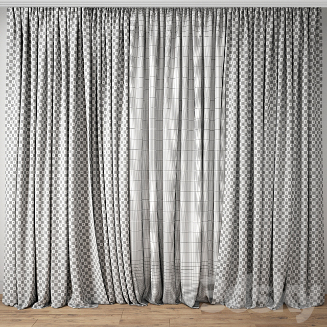 Curtain 114 3DSMax File - thumbnail 3