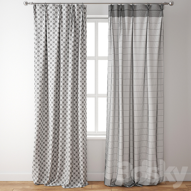 Curtain 116 3DS Max Model - thumbnail 3