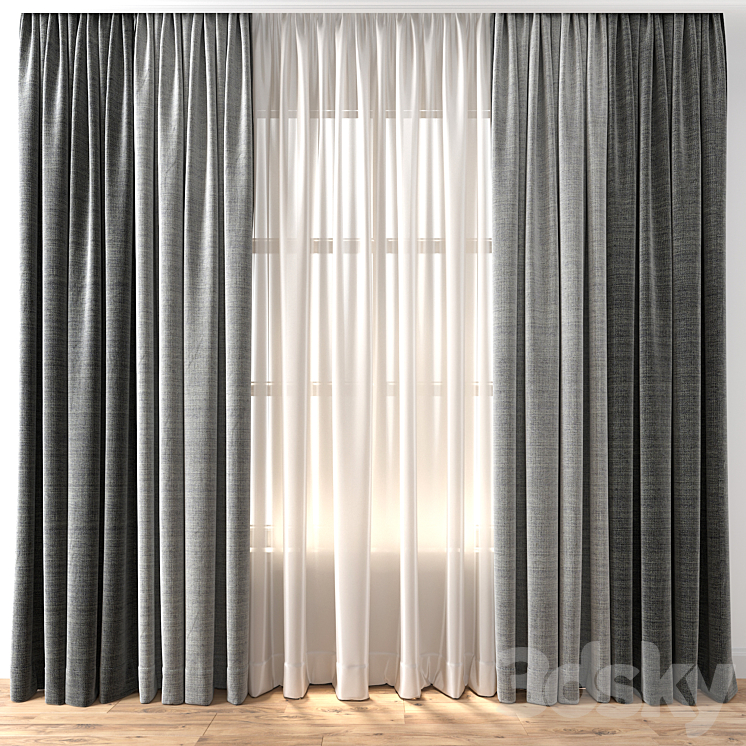 Curtain 119 3DS Max - thumbnail 1