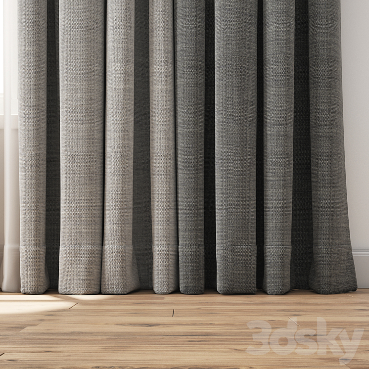 Curtain 119 3DS Max - thumbnail 2