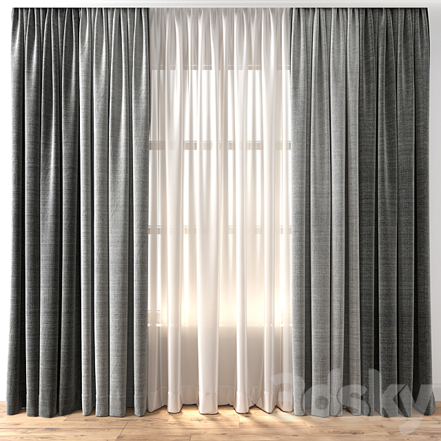 Curtain 119 3DSMax File - thumbnail 1