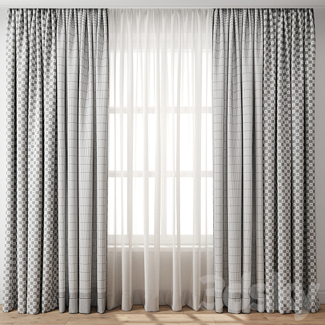 Curtain 119 3DSMax File - thumbnail 3