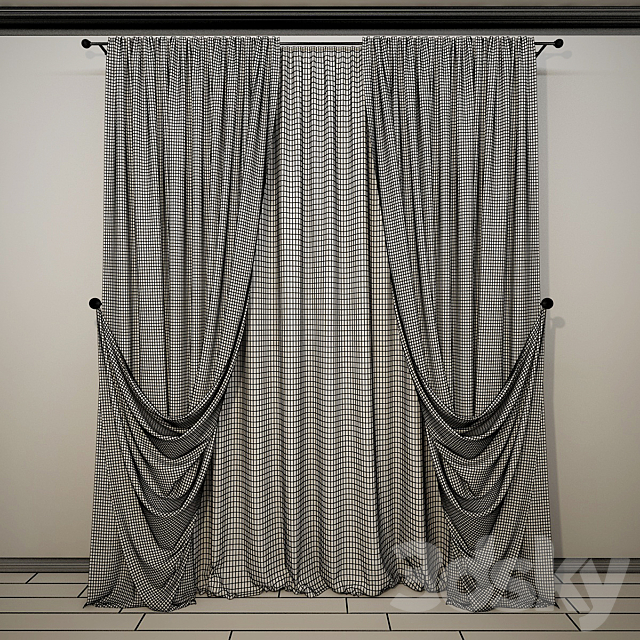 Curtain-12 3ds Max - thumbnail 2