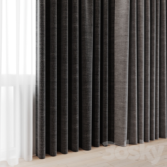 curtain 12 3ds Max - thumbnail 2