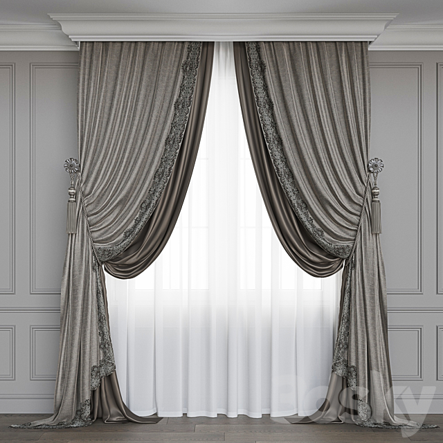 Curtain 12 3DS Max Model - thumbnail 2