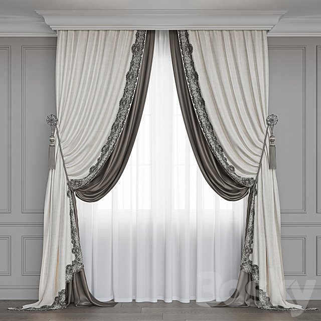 Curtain 12 3DS Max Model - thumbnail 3