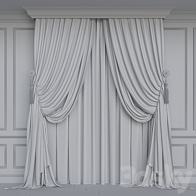 Curtain 12 3DS Max Model - thumbnail 4