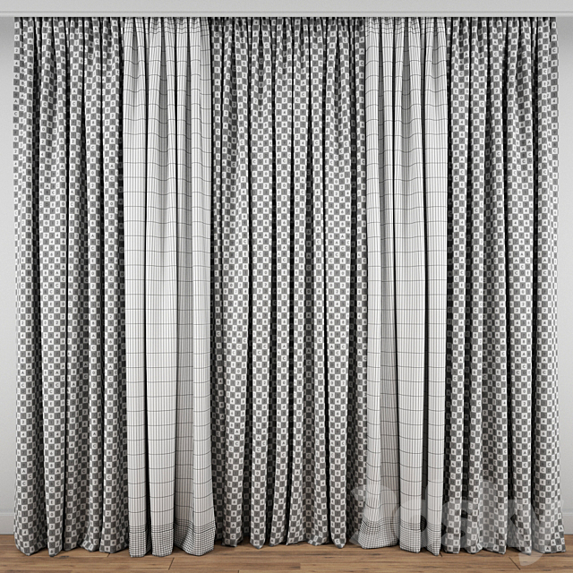 Curtain 120 3DSMax File - thumbnail 3