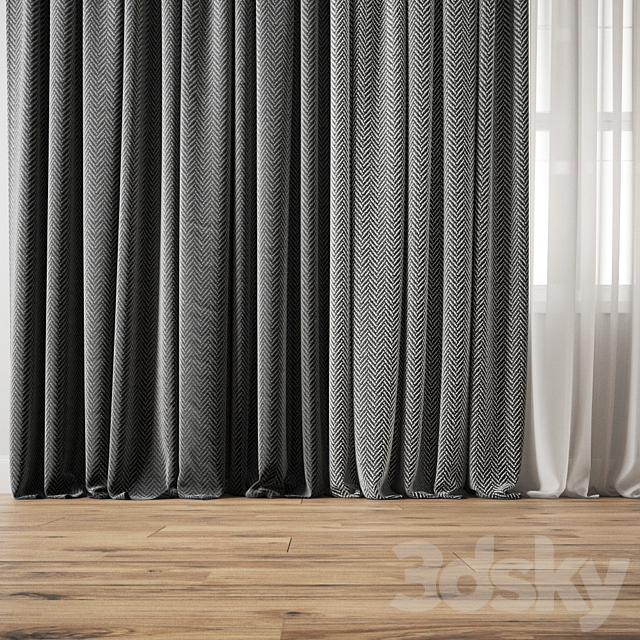 Curtain 123 3DSMax File - thumbnail 2