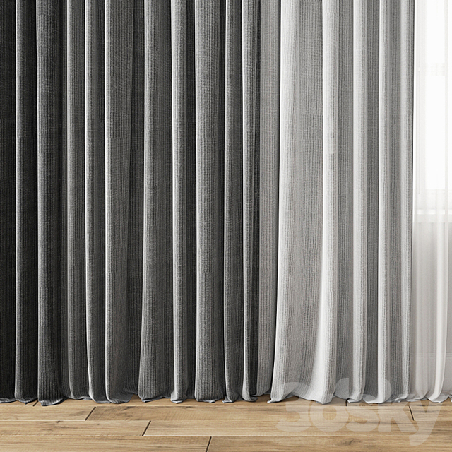 Curtain 125 3DSMax File - thumbnail 2