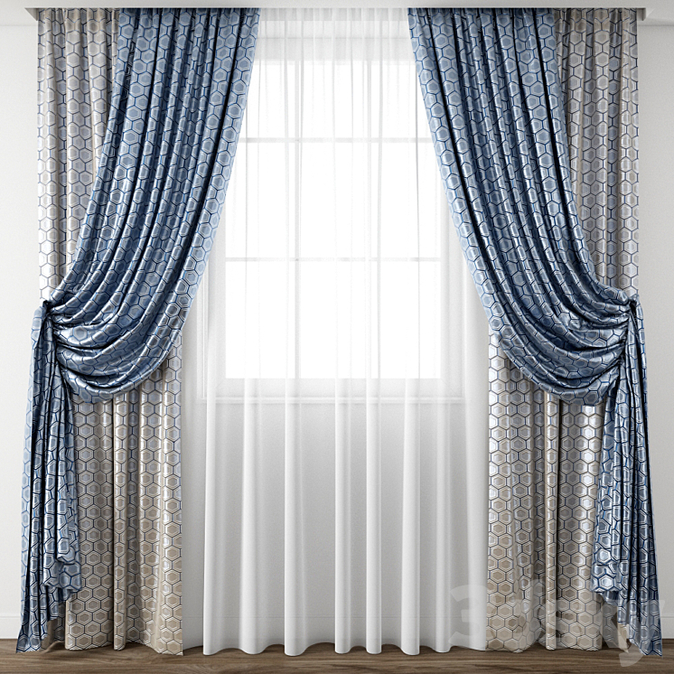 Curtain 126 3DS Max - thumbnail 1