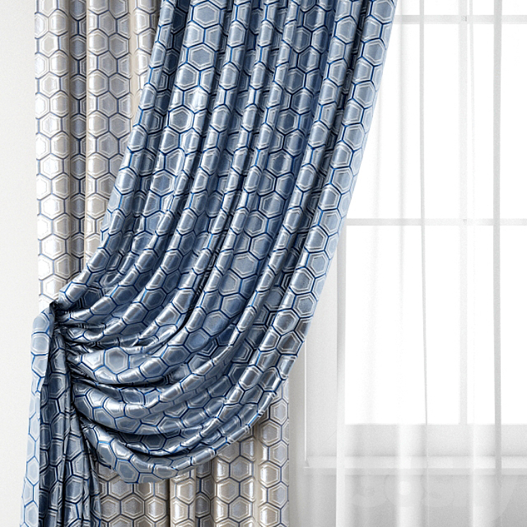 Curtain 126 3DS Max - thumbnail 2