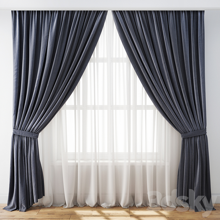 Curtain 126 3DS Max - thumbnail 1