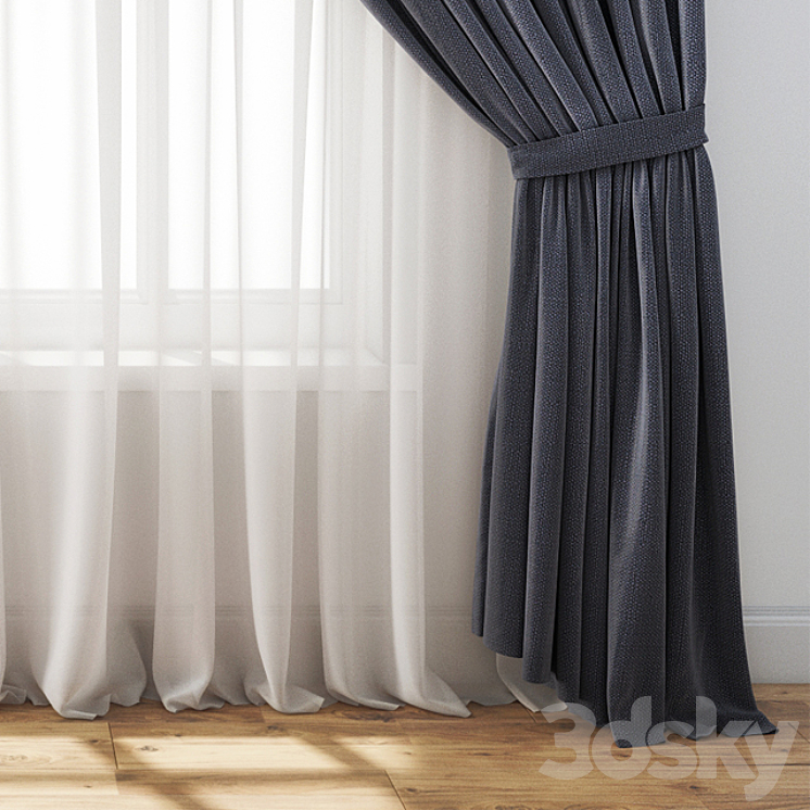 Curtain 126 3DS Max - thumbnail 2