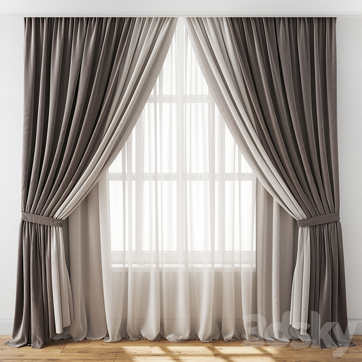 Curtain 127 3DS Max - thumbnail 1