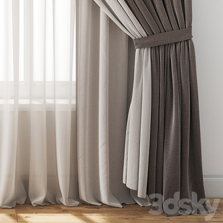 Curtain 127 3DS Max - thumbnail 2