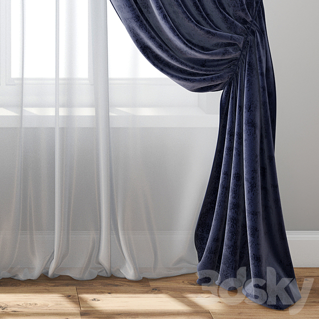 Curtain 128 3DSMax File - thumbnail 3