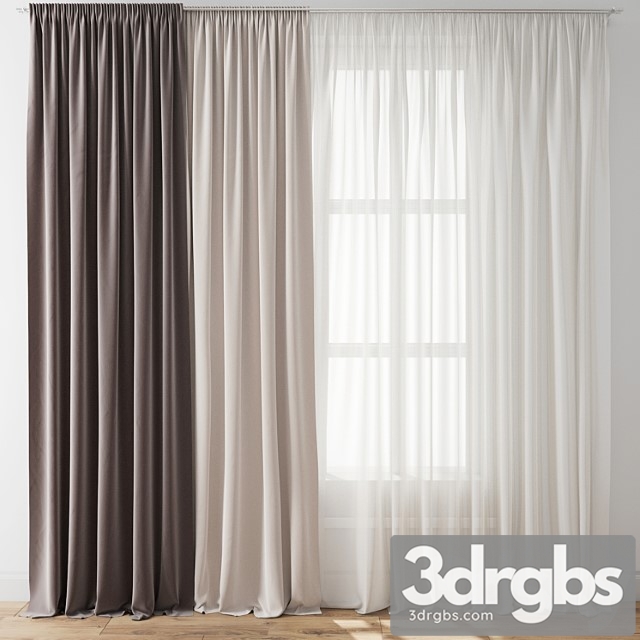 Curtain 129 1 3dsmax Download - thumbnail 1