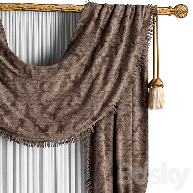 Curtain #13 3DS Max Model - thumbnail 3