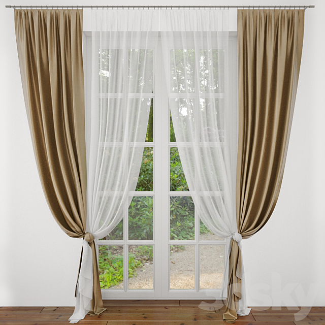 Curtain 13 3DSMax File - thumbnail 1