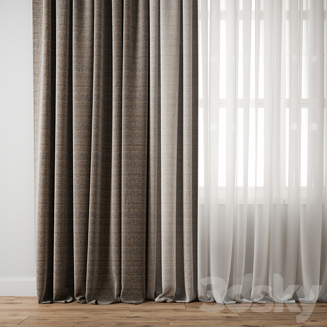 Curtain 138 3DSMax File - thumbnail 2