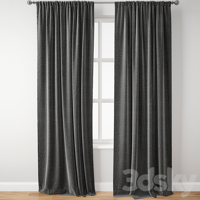 Curtain 140 3DSMax File - thumbnail 1