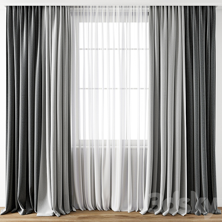 Curtain 143 3DS Max - thumbnail 1