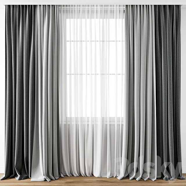 Curtain 143 3DSMax File - thumbnail 1