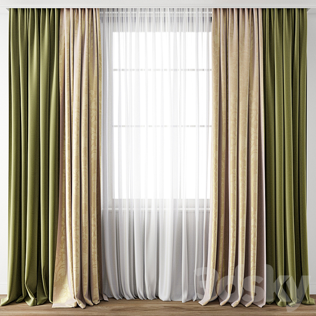 Curtain 145 3DSMax File - thumbnail 1