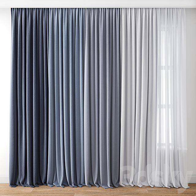 Curtain 148 3DSMax File - thumbnail 1