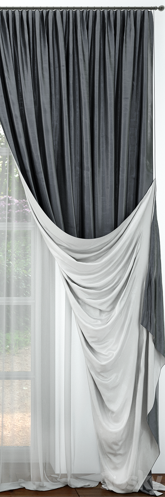 Curtain 15 3DSMax File - thumbnail 2