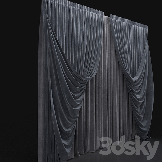 Curtain 152 3DSMax File - thumbnail 2