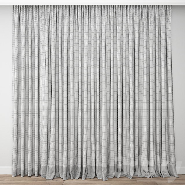 Curtain 153 3ds Max - thumbnail 3