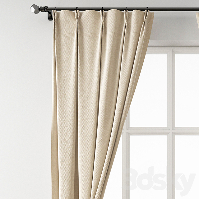 Curtain 158 3DS Max Model - thumbnail 2