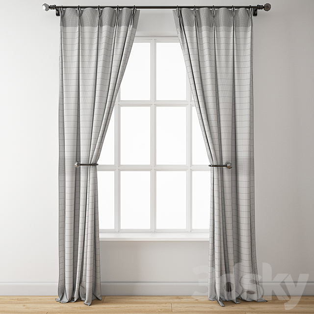 Curtain 158 3DS Max Model - thumbnail 4